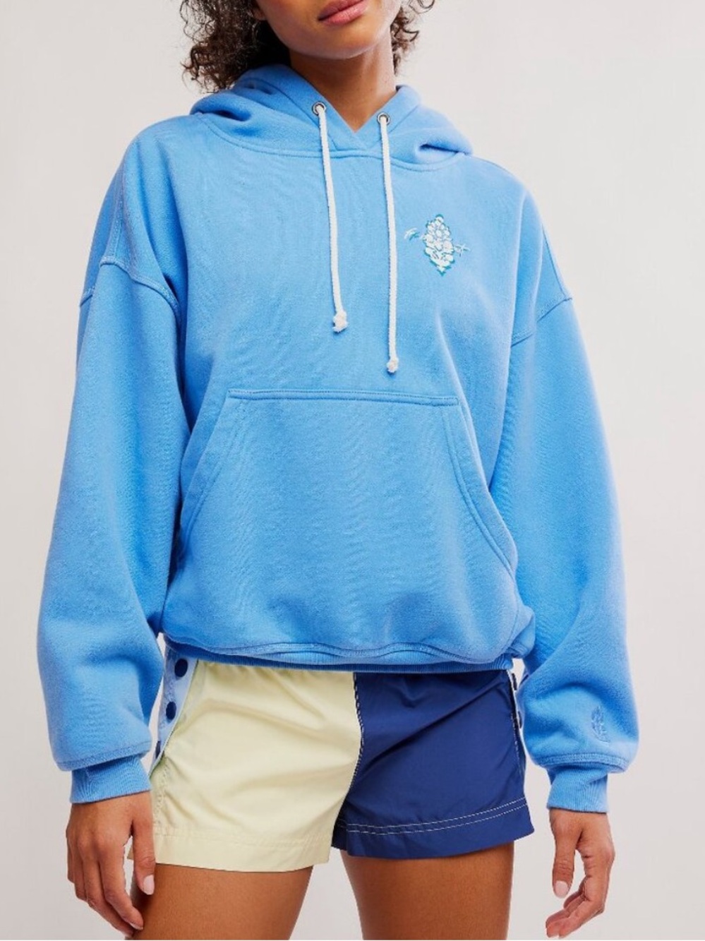 FP MOVEMENT FINAL CALL LOGO HOODIE RIVIERA BLUE